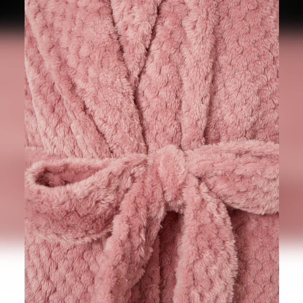 LA VIE EN ROSE FUZZY ROBE - Picture 6 of 6